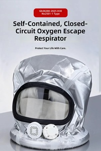 Respirateur d'évacuation en cas d'incendie à diaphragme <span class=keywords><strong>vocal</strong></span>, homologué CE, expédition mondiale - Product Image 6