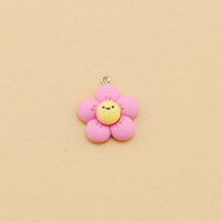 Bunga liontin Resin Kawaii kalung kaktus anting Resin liontin Cabochon Resin untuk dekorasi
