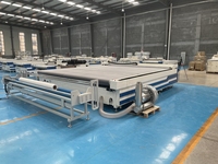 Máquina de Corte Oscilante con Alimentación Automática, Cortadora Digital CNC de 3600*4000 mm para Cortar Cuero, Tela, Espuma y Juntas
