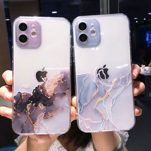 Moskado — coque de téléphone Apple en silicone souple, étui de couleur unie avec motif de marbre Transparent pour <span class=keywords><strong>iphone</strong></span> 12 Pro, 7, 8 plus, 11, X, XS, XR MAX MiNi, 6, 6S - Product Image 5