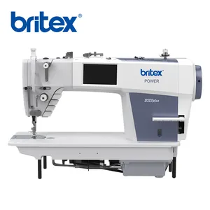 Mejor precio Britex motor paso a paso tres unidades computarizado pespunte máquina de coser industrial Japón