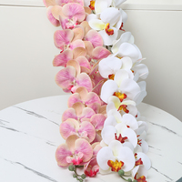 Hochwertige Handgefertigte Künstliche Orchideen mit Echtem Aussehen für Chinesisches Neujahr, Hochzeit, Abschlussfeier, Halloween, Erntedankfest Dekoration