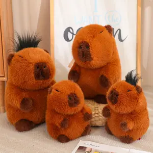 Schattig Custom Capybara Pluche Knuffel Speelgoed Simulatie Capibara Knaagdier Knuffel