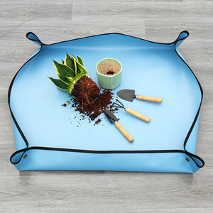 Tapis de jardin en PVC Oxford avec boucle en cuivre, tapis de repotage pour plantes succulentes, tapis anti-salissures, outils de jardinage - Product Image 3