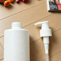 Botol Sampo PE 500ml Bentuk Bulat Ramping dengan Pompa Lotion untuk Kemasan Perawatan Tubuh, Warna Kustom OEM, Promo Hot Sale