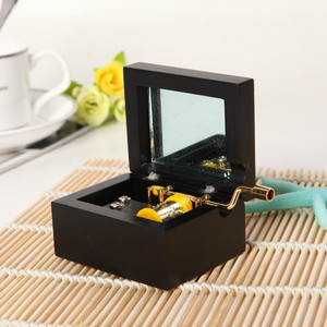 Caja de Música de Madera y Metal con Manivela, Regalo Musical para Niños, Accesorio Musical para el Aprendizaje Musical - Product Image 6