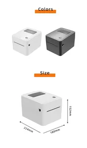 Low Cost High Performance CC480 4inch Desktop Thermal Barcode Printer USB Label Printer Barcode Printing Machine