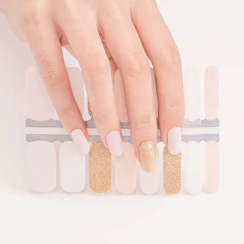 Fabrieksleverancier Niet-Giftige Nagelstickers Manicure Decoratie Valentijnsdag Nail Art Nagellakstrips Lente Seizoen