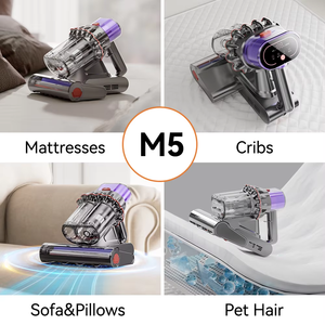 Desinfectador de ácaros inalámbrico ultradelgado, carga rápida de 40min y controlador de ácaros del polvo de 60min para limpieza de colchones/almohadas - Product Image 6