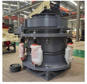 Concasseur à cône hydraulique multicylindre durable de Chine avec boîte de vitesses PLC, moteur de pompe et roulement d'engrenage pour engins de construction - Product Image 4