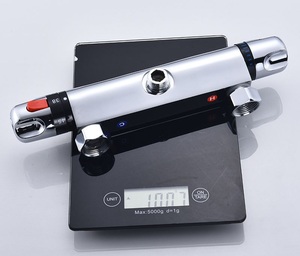 Современный настенный латунный термостатический смеситель для душа - Product Image 5