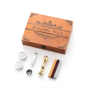 Retro Wax Seal Stamp Kit Sello De Lacre Caja De Regalo Set para Halloween Tarjeta De Gracias, Tarjeta De Navidad, Sobre - Product Image 5