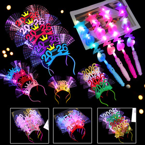 Bâton lumineux fluorescent LED clignotant 2026, jouet de fête 38x5cm pour enfants et jeunes, idéal pour les célébrations - Product Image 5