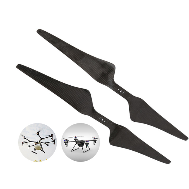 1 Pair Main Rotor Blade Carbon Fiber Helicopter Propeller for RC Helicopter Accessories Manveo