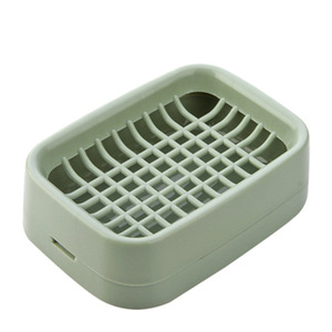 Double Layer <b>Mesh</b> Soap Dish Rectangular <b>Plastic</b> Drainable Soap Holder For Bathroom Nordic Colors - Product Image 5