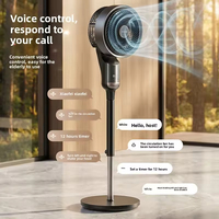 Nouveau ventilateur de sol extérieur électrique intelligent 2026 avec commande vocale et application à distance, refroidissement écoénergétique pour la maison