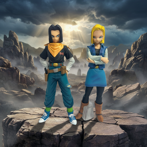<span class=keywords><strong>Dragon</strong></span> <span class=keywords><strong>Super</strong></span> <span class=keywords><strong>Ball</strong></span> Saiya Anime PVC Figure Handmade Model Toy Ornament LZF ZF09 Original Packaging for 17th 18th Artificial Humans - Product Image 2