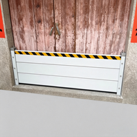 Barrière anti-inondation modulaire en aluminium, adaptée aux garages domestiques, aux porches commerciaux et aux barrières anti-inondation résistantes aux tempêtes