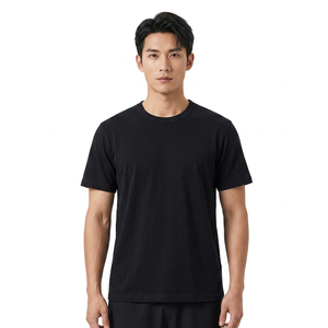 Camiseta de Algodón con Hombros Caídos para Hombre, Logotipo Bordado Personalizado, Ropa Casual Premium, Proveedor Mayorista OEM - Product Image 1
