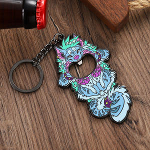 Oem מותאם אישית מתכת עיצוב קריקטורה אנימה אנימה חמוד פותחן בירה פותחן בקבוק מפתח פותחן מגנטי - Product Image 4