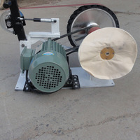 Machine de polissage industrielle à courroie en tissu pour le meulage de surfaces en arc, le débavurage et le brossage des pièces métalliques
