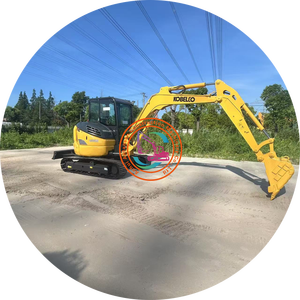 รถขุดขนาดเล็กจากญี่ปุ่น Sk55sr หนัก5.5ตัน6ตันรถขุดขนาด50นิ้ว kobelco 50 60นิ้ว - Product Image 1