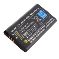 Paket Baterai Isi Ulang 2000mAh 3.7V untuk Baterai Obeng 3DSLL 3DSXL Baru Paket Baterai Isi Ulang