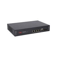 Switch Ethernet PoE géré L2+ Gigabit 6 ports OEM/ODM avec 4 ports PoE et 2 ports SFP pour liaison montante