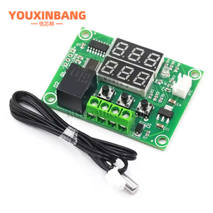XH-W1219 dc12v כפולה הוביל תצוגה דיגיטלית התרמוסטט טמפרטורה בקר מתג שליטה ממסר ntc ntc מודול חיישן w1219 - Product Image 6