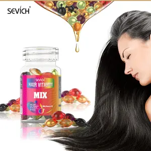Factory Wholesale Multi-Functional Capsules Hair Oil Serum Vitamin Hair Soft Gel Capsules