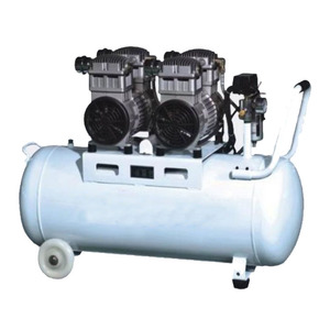 Energy Saving Space Saving Pneumatic Tools Single Stage Corded Vertical Air Compressor AC Power <b>Pump</b> Oil-Free Portable - Product Image 2