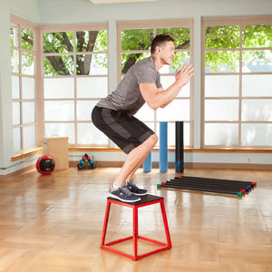 Caja de plataforma pliométrica, caja de salto para ejercicio físico de 12/18/<span class=keywords><strong>24</strong></span> pulgadas, caja de salto pliométrica para ejercicio, entrenamiento de ajuste - Product Image 3