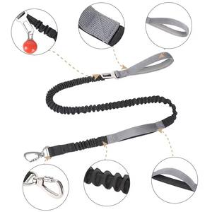 Wholesale Nylon <b>Dog</b> Leash Comfortable Padded Handle Elastic Bungee Safety Lock for Car Seat Multifunctional Reflective Print - Product Image 6