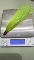 OEM 13cm/5.12" Sea Witch Lead Head Mylar Flash Teaser Tail Trolling Lure DIY Tuna Snapper Saltwater Ballyhoo Bass Squid Jigs