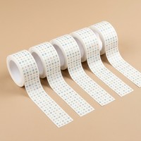Digital Bedrucktes Macaron Blumenmuster Washi-Tape Gestanztes Mattes Breites Synthetisches Papierband