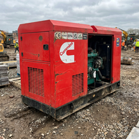 Générateur diesel silencieux à châssis ouvert EPA Cummins Weichai 30kVA 40kVA 50kVA avec ATS, refroidissement par eau, faible bruit, pour alimentation de secours domestique
