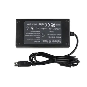 Reemplazo de 60W LCD Power AC Monitor Adapter 12V 5A Cargador de fuente para monitores LCD 4 pin