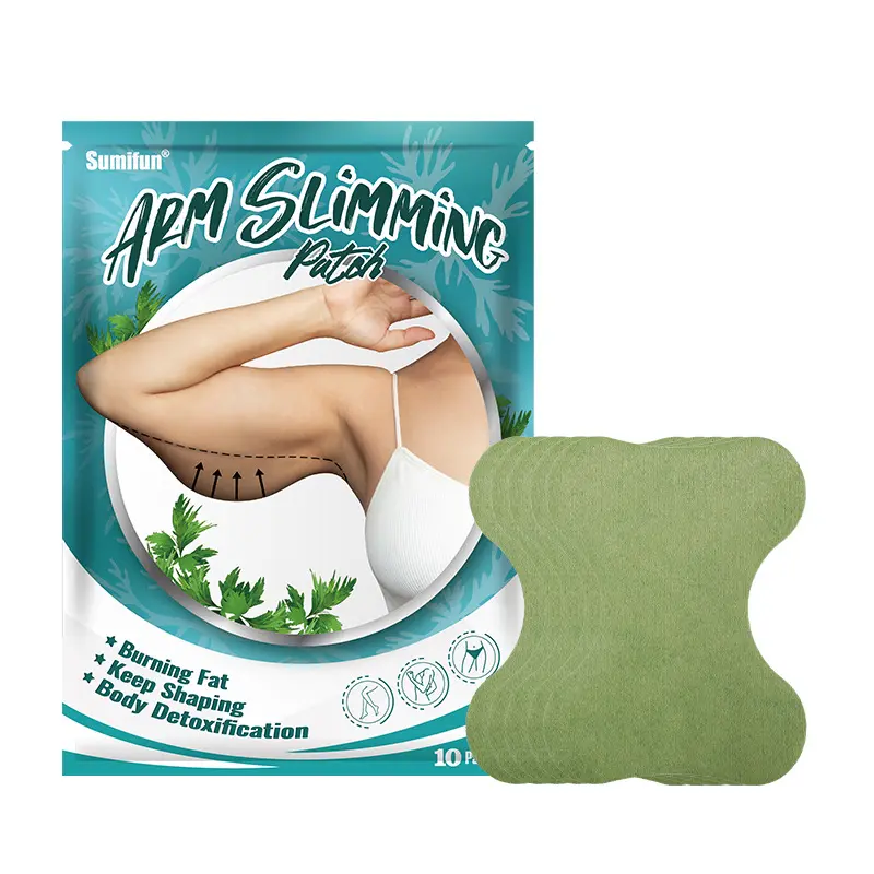 Sumifun produsen OEM grosir Herbal alami lengan pembakar lemak Koyo penurun berat badan stiker pelangsing untuk wanita