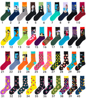 Chaussettes pour hommes en gros : Chaussettes fantaisie pour hommes, style Hip Hop, motif dessin animé, chaussettes Skarpety Anime pour hommes