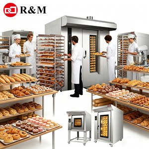 Forno Rotante Industriale a Gas per Panetteria, Doppio Rotore, per 5, 36, 12, 18 Teglie - Product Image 1