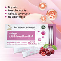 Poudre de Collagène Marin OEM Éclaircissante Anti-Âge Détox Forme Personnalisable pour Adultes Produit de Beauté