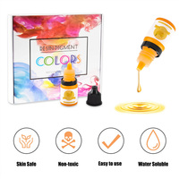 Essence colorée huileuse 5ml avec bouchon intérieur scellé, 24 concentrés de couleur, pigment pour résine époxy cristalline DIY pour la fabrication de bijoux