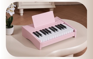 Piano Digital de Madera de 37 Teclas al por Mayor, Órgano Eléctrico Portátil, Instrumentos Musicales, Piano Electrónico con Luz para Niños - Product Image 2