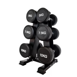 CZFIT Factory Custom 2.5-50kg <b>Dumbbell</b> Adjustable Weight Training Gym Dumbells Sports Accessories Round Rubber Coating <b>Dumbbells</b> - Product Image 2