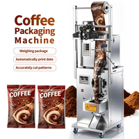 Machine d'emballage automatique compacte pour poudre de café avec pesage, formage de sachets, remplissage, impression de date et thermoscellage