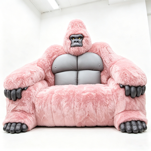 Luxury Gorilla Sofa Art Gorilla Armchair High Quality Material for Commercial Hotel Lobby - Product Image 5