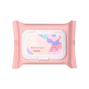 Lingettes démaquillantes parfumées à la rose Ueno, 60 lingettes extra larges, épaisses, non tissées, douces, pour le nettoyage du visage, à usage général - Product Image 5