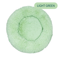 Niches pour animaux de compagnie personnalisées en peluche, écologiques, rondes, avec canapé en velours intégré, pour chiens et chats