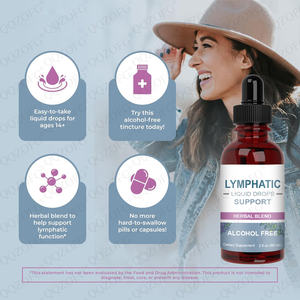 Vente chaude d'usine soutien immunitaire soutien lymphatique liquide gouttes supplément pour adulte - Product Image 4
