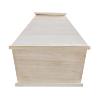 Ataúd de estilo alemán ataúdes funerarios de madera